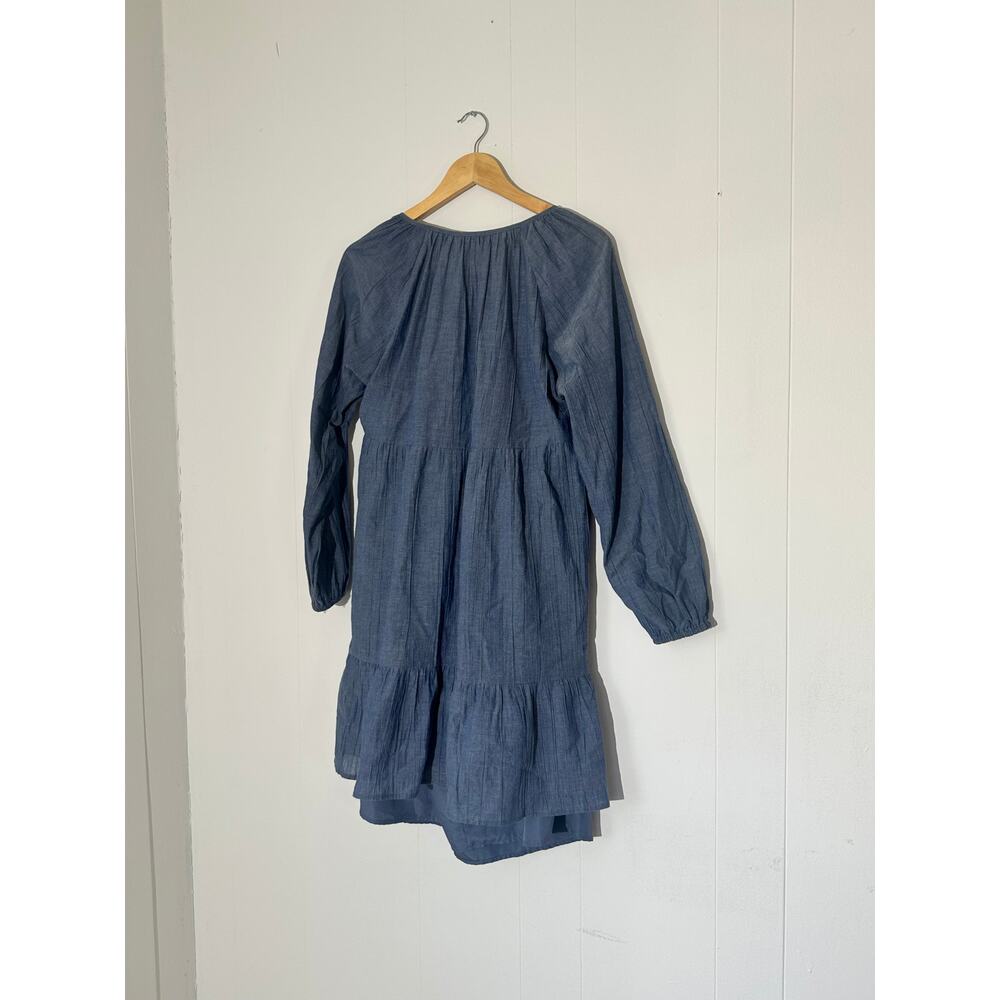 Time and Tru Denim Long Sleeve‎ Midi Dress Size Small - Picture 2 of 4
